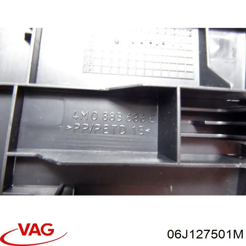 Tubo de combustible de la bomba de alta presión al riel de combustible VAG 06J127501M