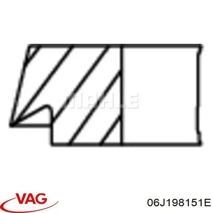 Juego de anillos de pistón para 1 cilindro, STD VAG 06J198151E precio, desde 35,33 EUR
