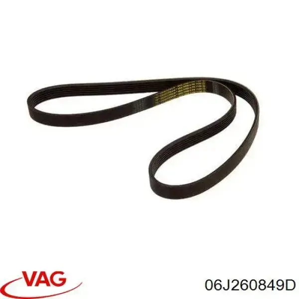 Correa de alternador 06J260849D VAG