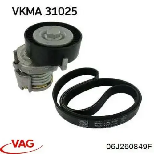 Comprar 06J260849F VAG Correa trapezoidal