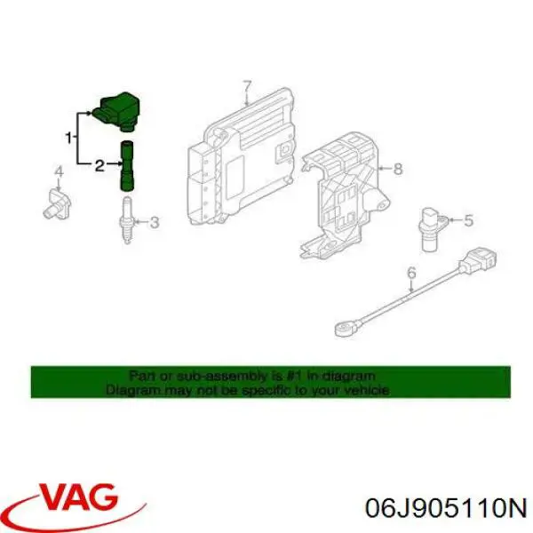 Comprar 06J905110N VAG Bobina