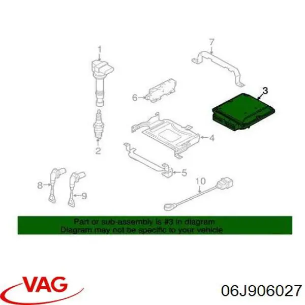 Unidad de control del motor  VAG 06J906027 precio, desde 1762,39 EUR