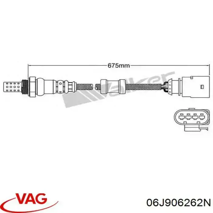 Comprar 06J906262N VAG Sonda lambda de oxígeno posterior al catalizador