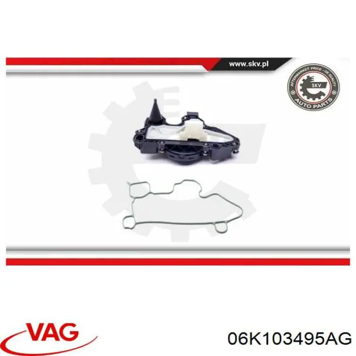 Separador de aceite del sistema de ventilación del cárter VAG 06K103495AG precio, desde 48,73 EUR