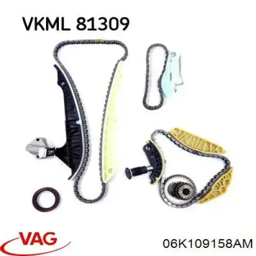 Cadena de distribución del eje de equilibrado VAG 06K109158AM precio, desde 48,76 EUR