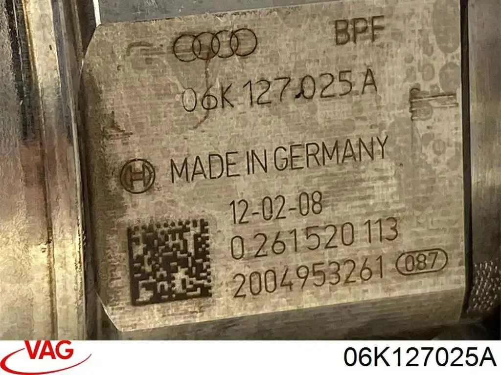 Comprar 06K127025A VAG Bomba inyectora