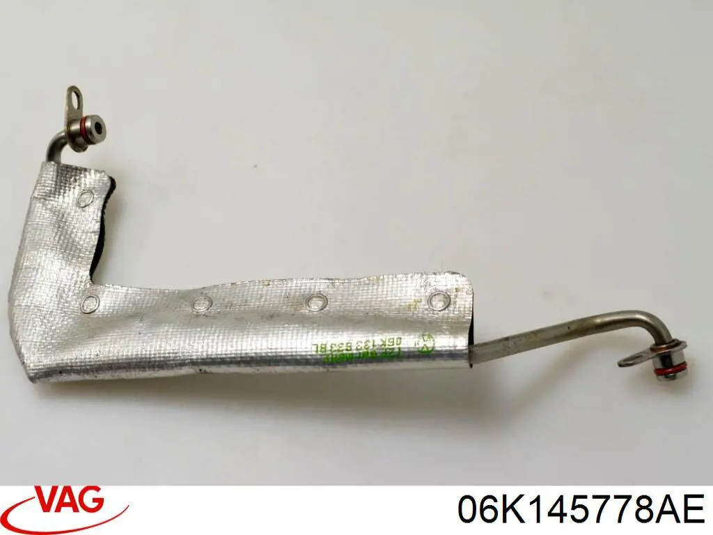 Tubo de suministro de aceite a la turbina 06K145778AE VAG