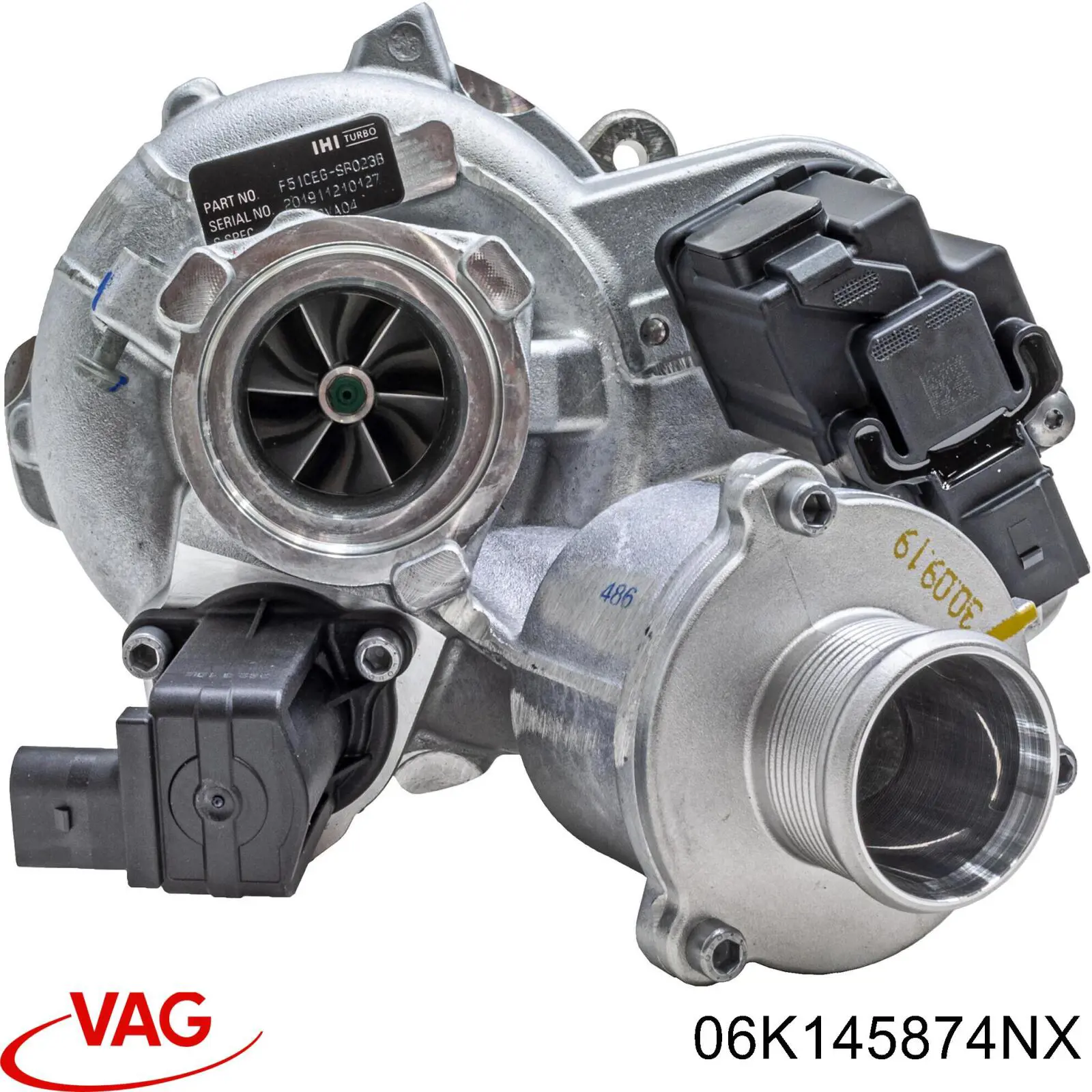06K145722T VAG Turbo para motor