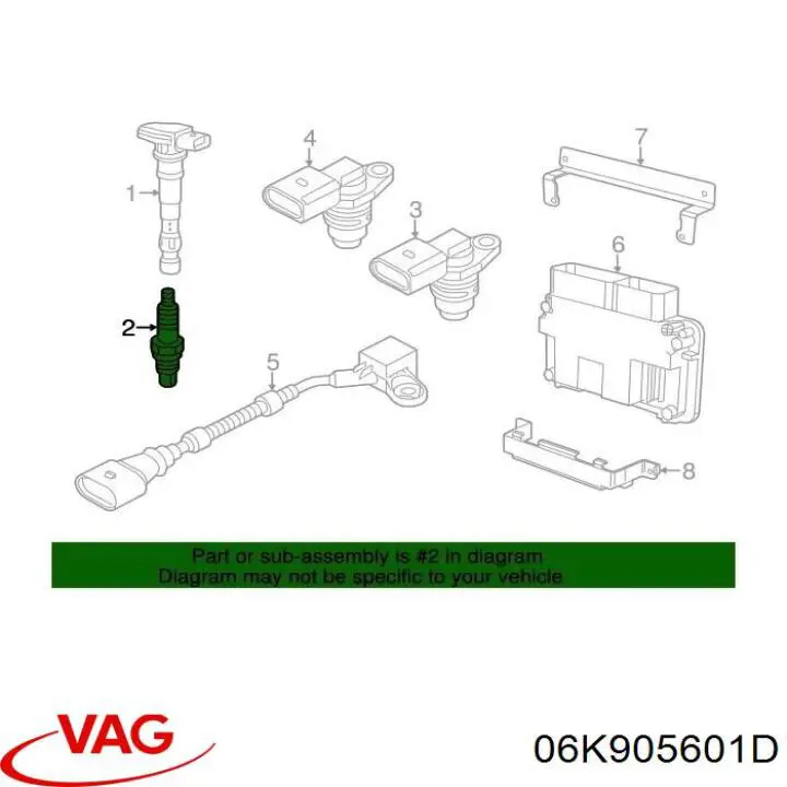 Comprar 06K905601D VAG Bujía de encendido