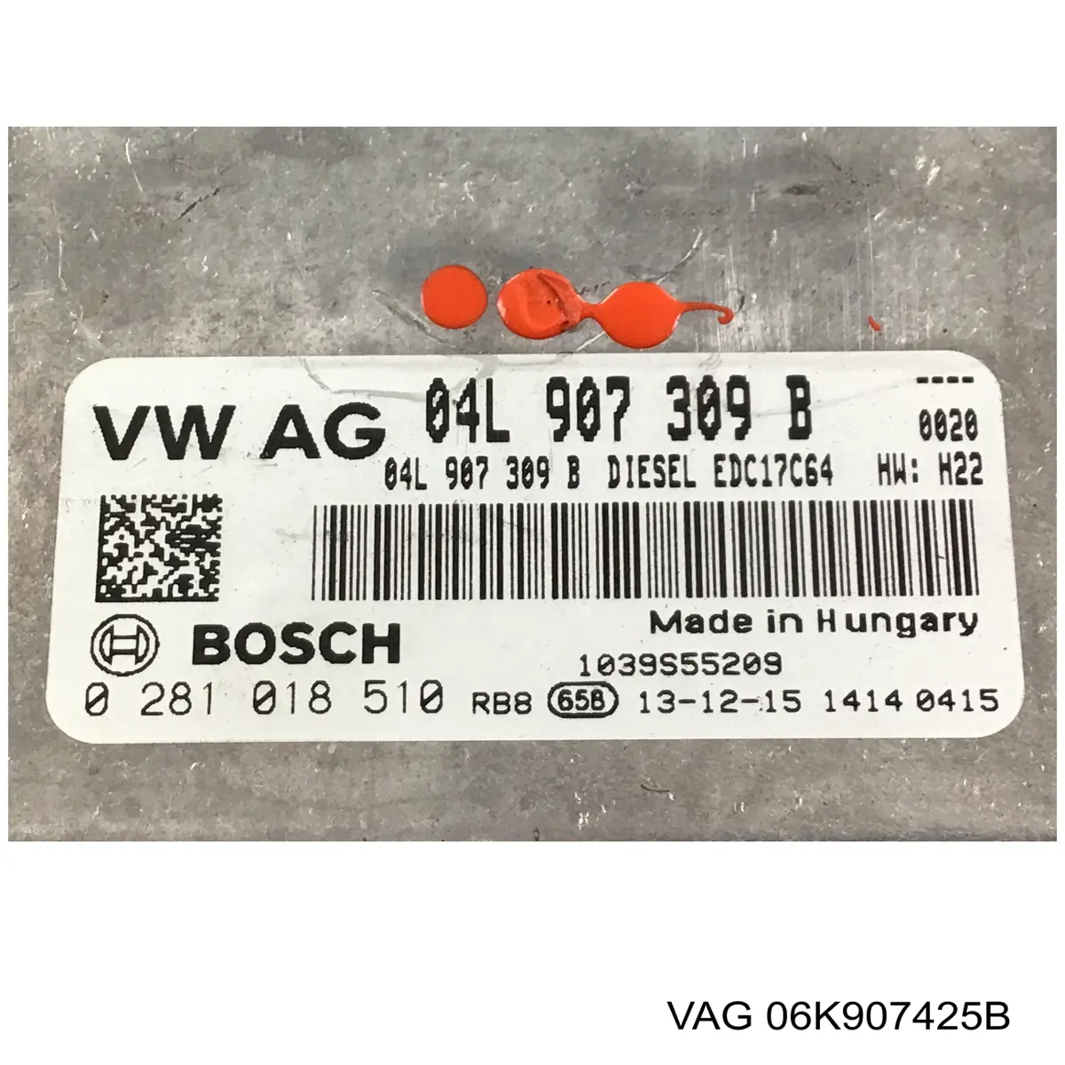ECU 06K907425B VAG