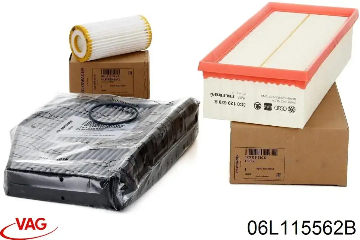 Filtro de aceite 06L115562B VAG