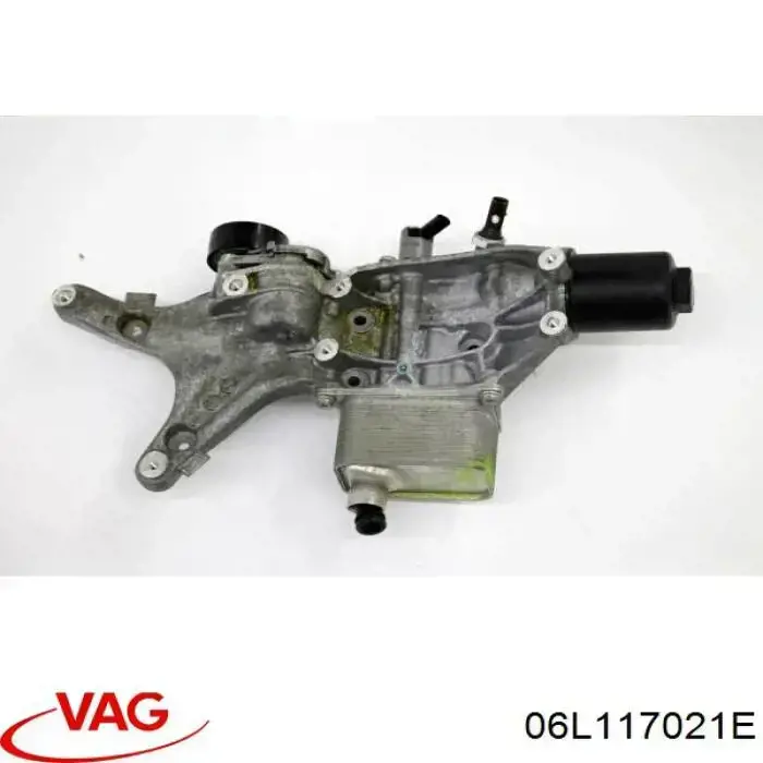 Radiador de aceite debajo del filtro 06L117021E VAG