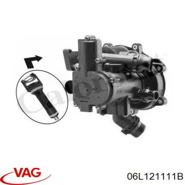 Bomba de agua de refrigeración con carcasa VAG 06L121111B precio, desde 193,12 EUR