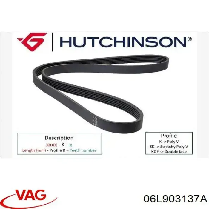 Correa trapezoidal Nissan Qashqai 2 J11