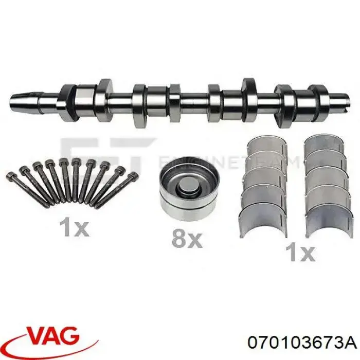 Juego de cojinetes de árbol de levas, estándar VAG 070103673A precio, desde 13,66 EUR