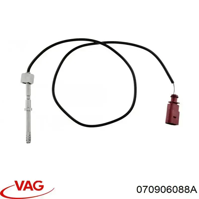 Sensor de temperatura de gases de escape después del filtro de partículas 070906088A VAG