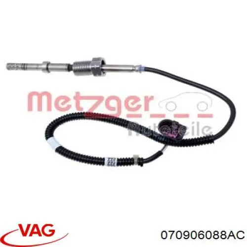 Sensor de temperatura de gases de escape antes de la turbina 070906088AC VAG