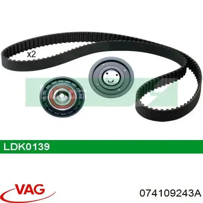 Polea correa distribución 074109243A VAG