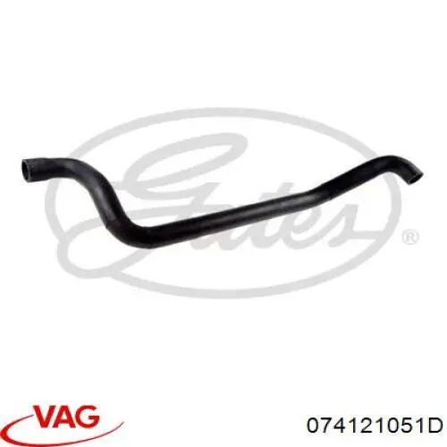Manguera inferior del radiador 074121051D VAG