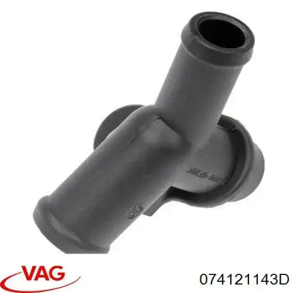 Brida del sistema de refrigeración (triple unión) 074121143D VAG