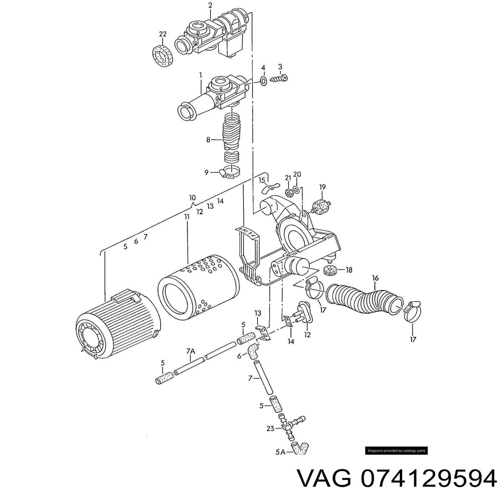  VAG 074129594 precio, desde 138,74 EUR
