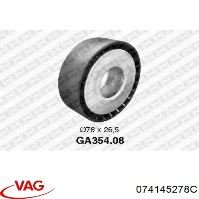Rodillo tensor VAG 074145278C