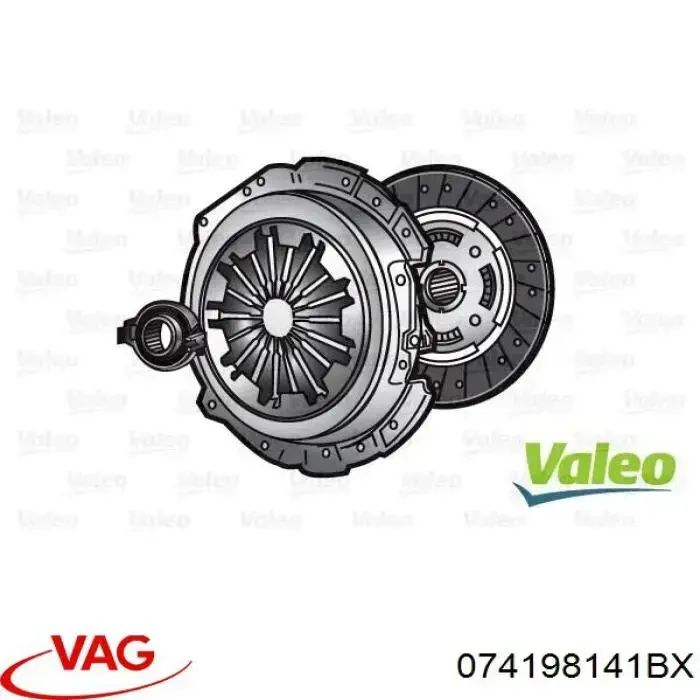 Mecanismo de embrague VAG 074198141BX precio, desde 171,90 EUR