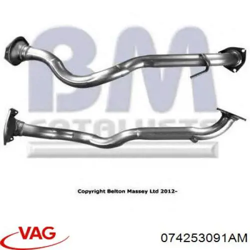 Tubo de escape delantero VAG 074253091AM precio, desde 369,59 EUR