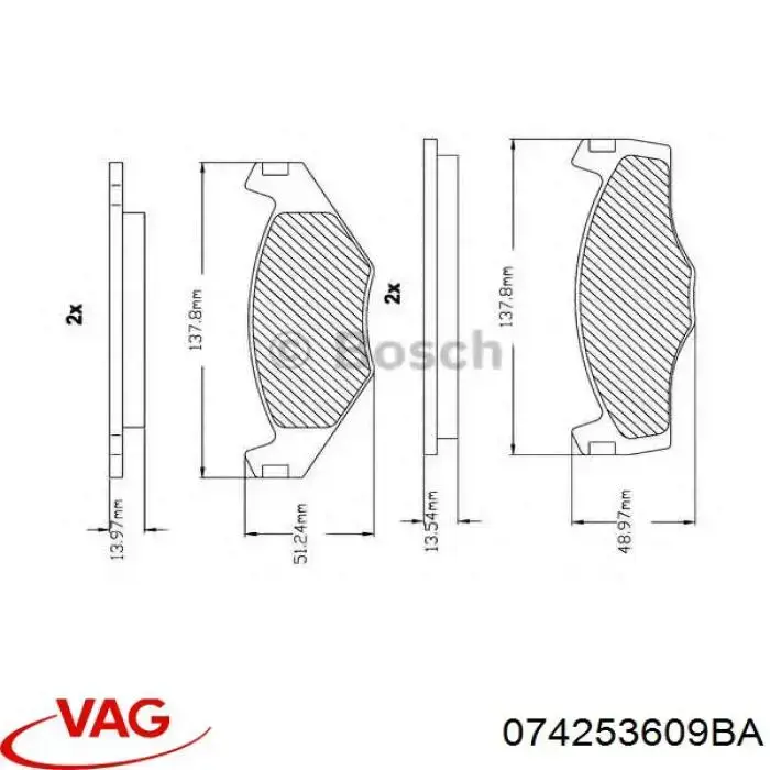 Silenciador trasero VAG 074253609BA precio, desde 88,93 EUR