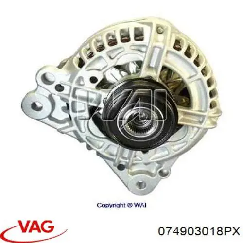 Alternador del motor VAG 074903018PX precio, desde 190,91 EUR
