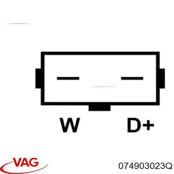 Alternador 074903023Q VAG