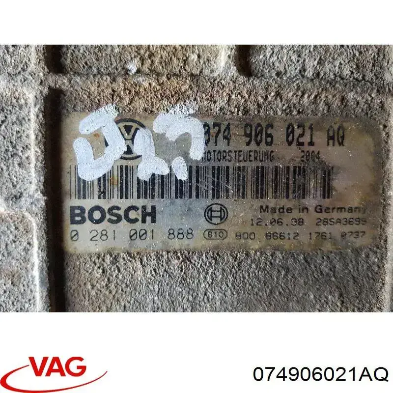 074906021AQ VAG Centralina Del Motor