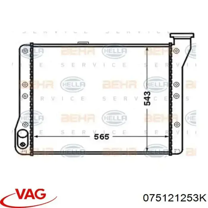 Comprar 075121253K VAG Radiador de auto