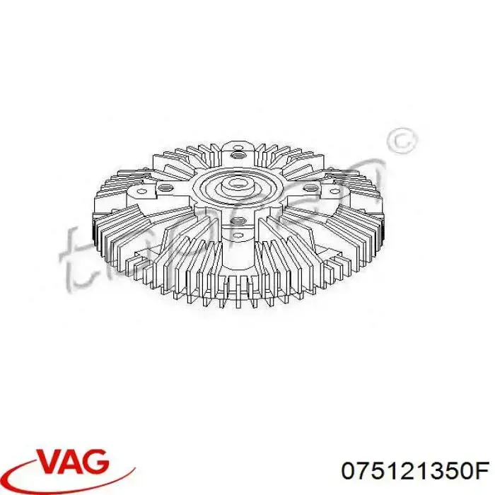 075121350F VAG embrague, ventilador del radiador