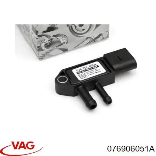 Sensor, presión gas de escape VAG 076906051A