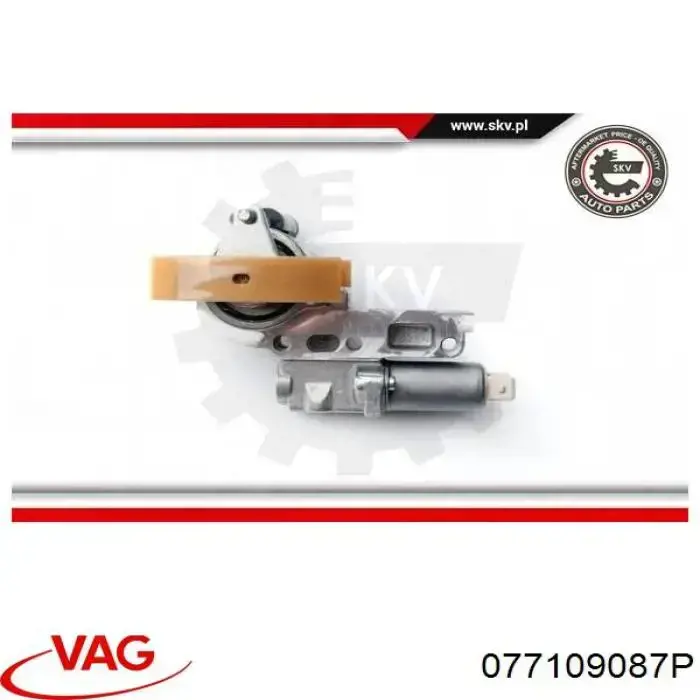 Tensor de cadena de distribución del árbol de levas izquierdo VAG 077109087P