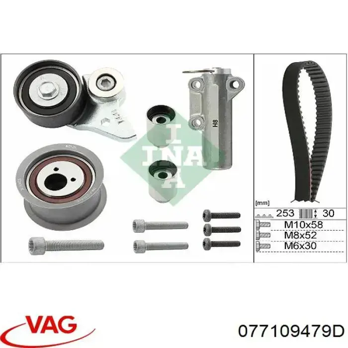 077109479D VAG Tensor, correa dentada