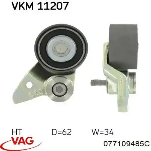 Tensor de la correa de distribución VAG 077109485C precio, desde 68,70 EUR