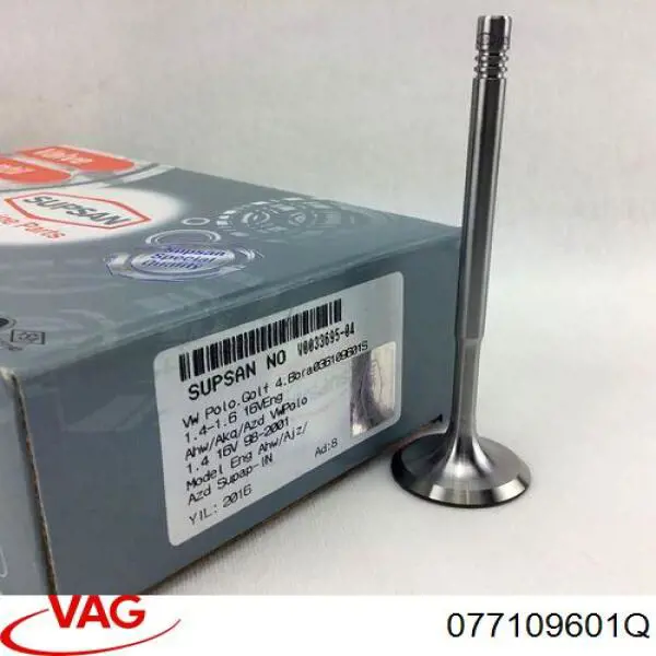Válvula de admisión VAG 077109601Q precio, desde 9,87 EUR
