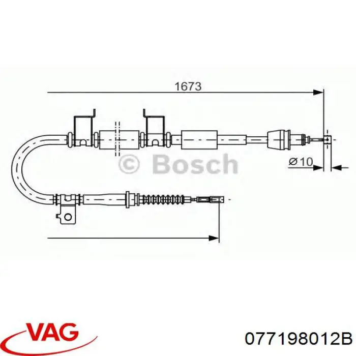 077198012B VAG juego de juntas de motor, completo, superior