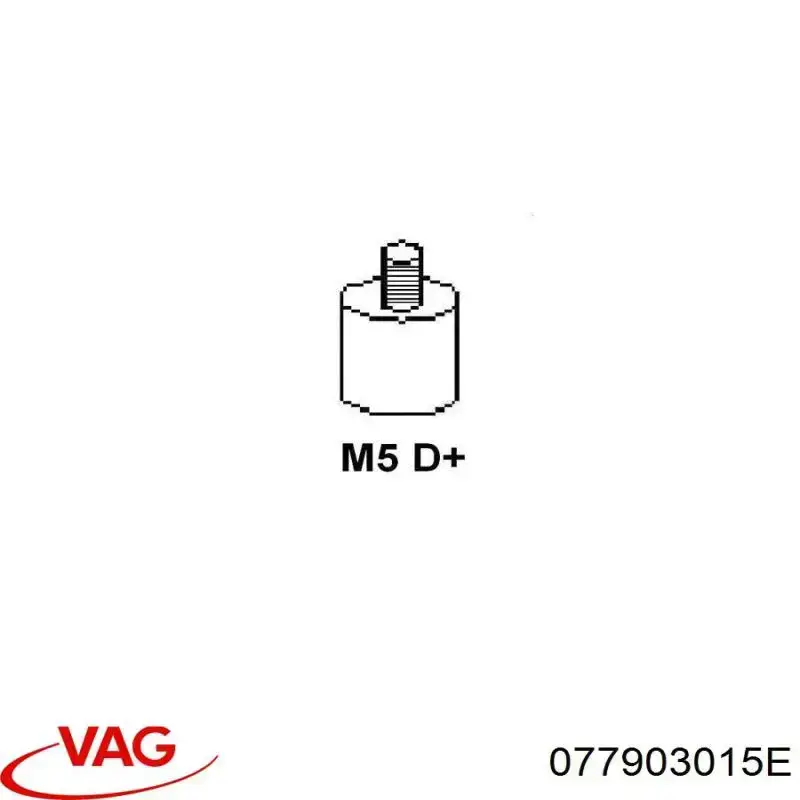 Alternador 077903015E VAG