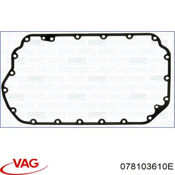 Junta del cárter 078103610E VAG