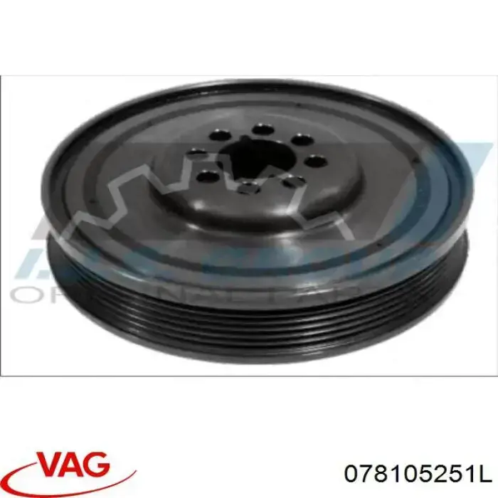 Comprar 078105251L VAG La polea del cigüeñal