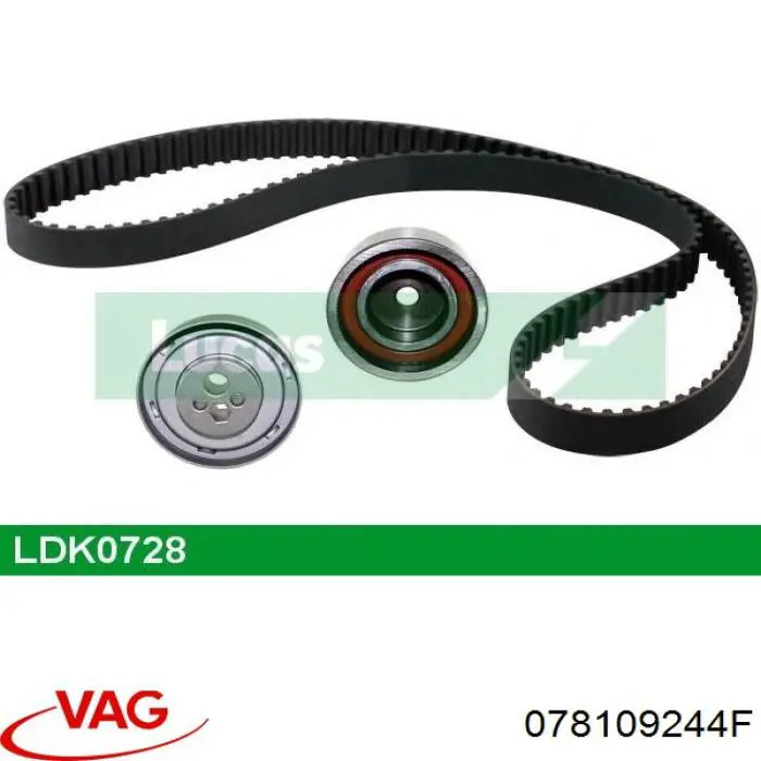 Polea correa distribución VAG 078109244F precio, desde 26,20 EUR