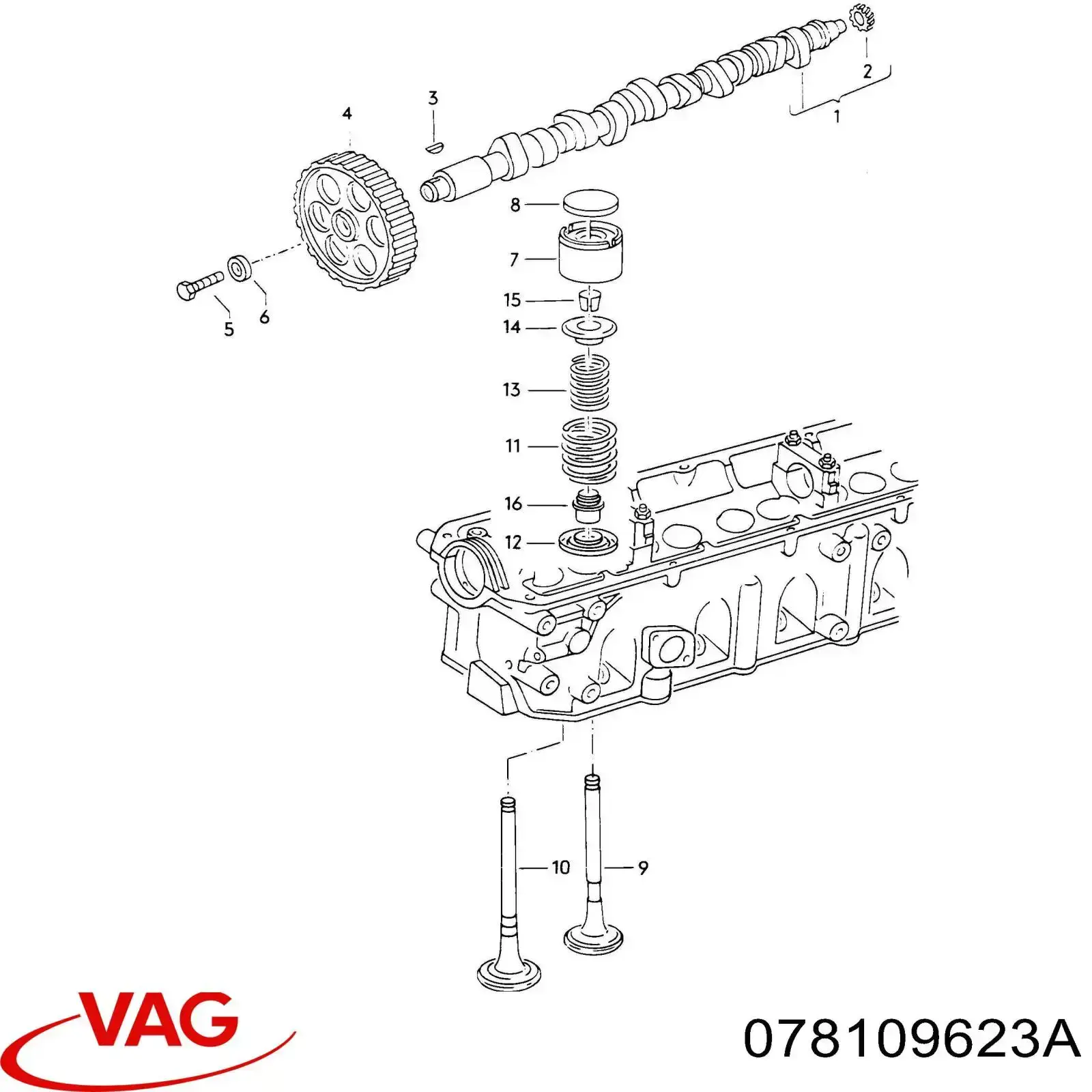  VAG 078109623 precio, desde 31,68 EUR