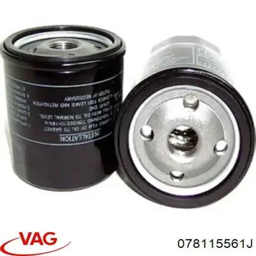 Filtro de aceite motor VAG 078115561J