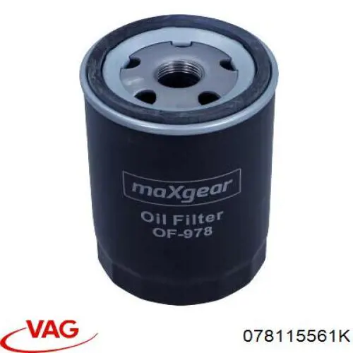 078115561K VAG filtro de aceite