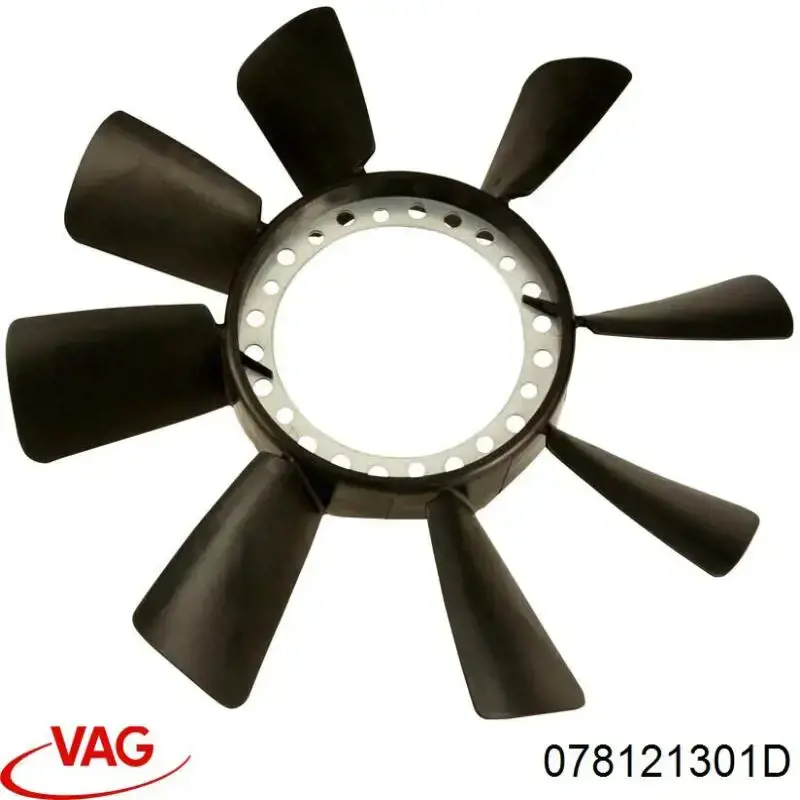 078121301D VAG rodete ventilador, refrigeración de motor