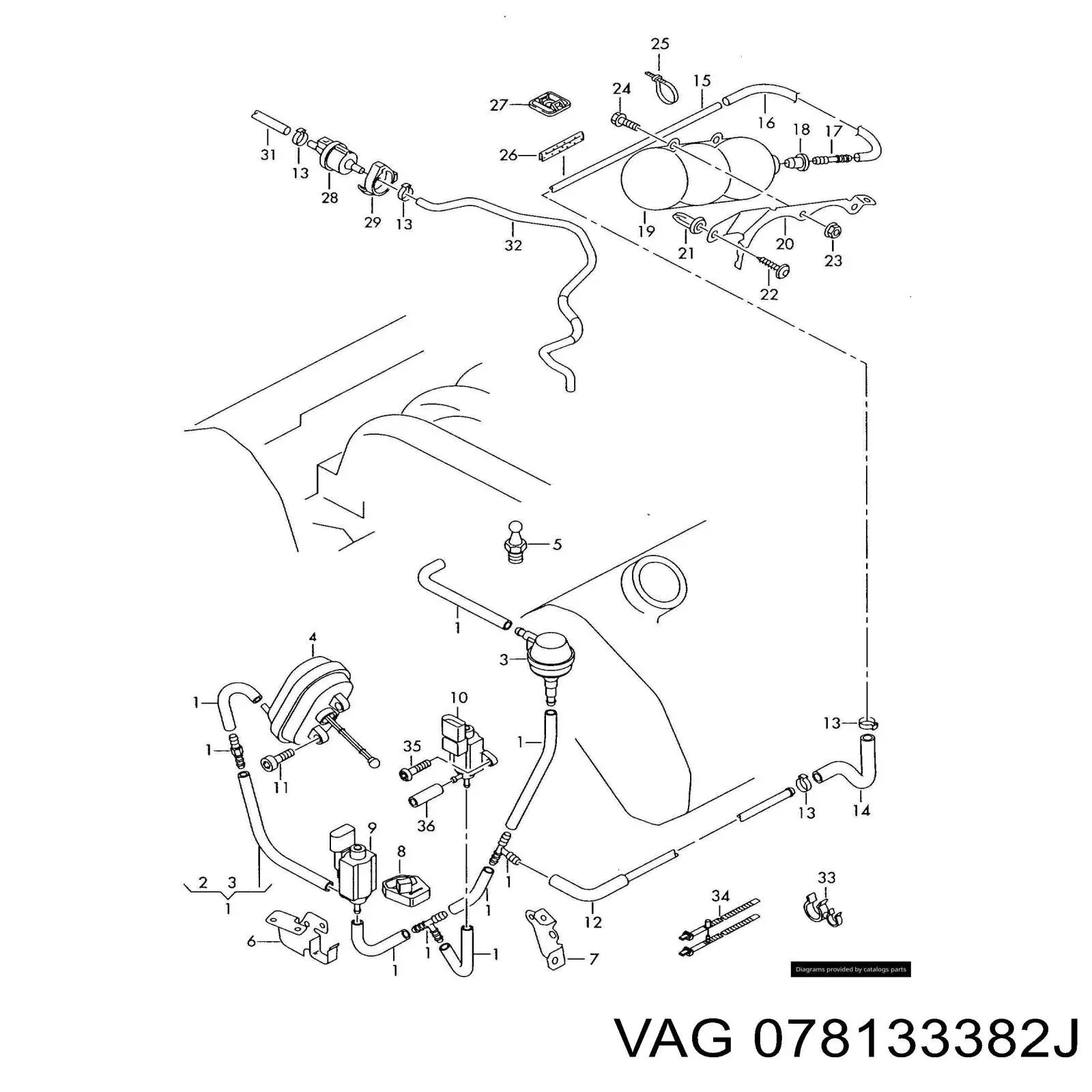  VAG 078133382J precio, desde 0,51 EUR