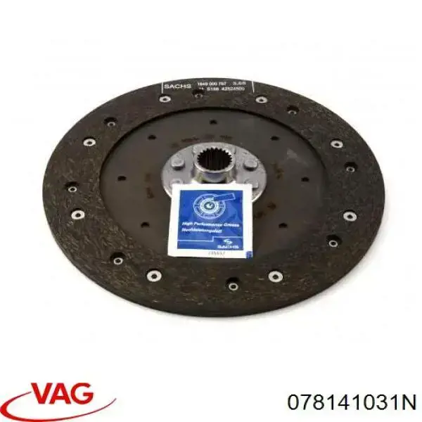 Comprar 078141031N VAG Disco de embrague